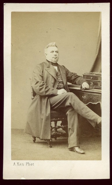 CDV circa 1865. Couple, bourgeoisie ou noblesse parisienne par Levitsky