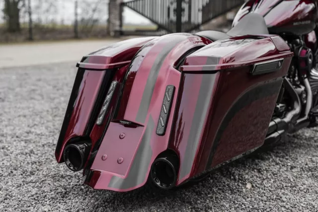 09-13 Bagger Extended 5" Stretched Saddlebags - Fender Kit For Harley-Davidson 09-13 Bagger Extended 5" Stretched Saddlebags - Fender Kit For Harley-Davidson