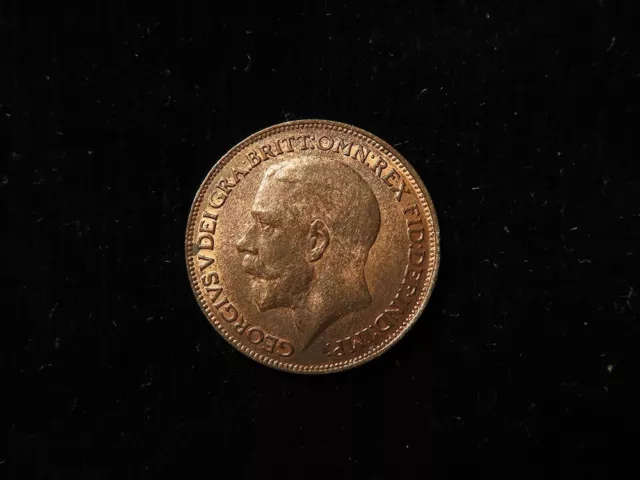 GB George V Bronze Farthing 1923 High Grade