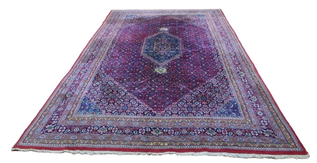 Large PERSAIN design CARPET RUG Hand Made oriental Living Room 10ft 3" x 6ft 5"