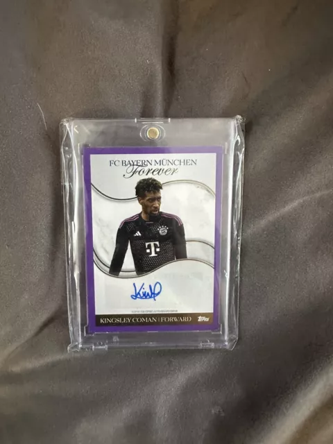 Topps Kingsley Coman Jersey Numbered 11/15 Bayern Forever