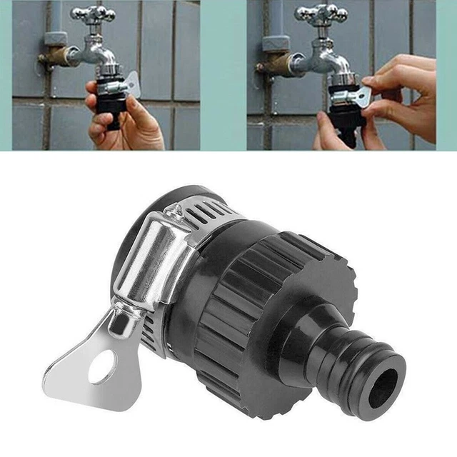 Praktisch Klopfen Verbinder Wasserhahn Adapter Garten Küche Schlauchleitung