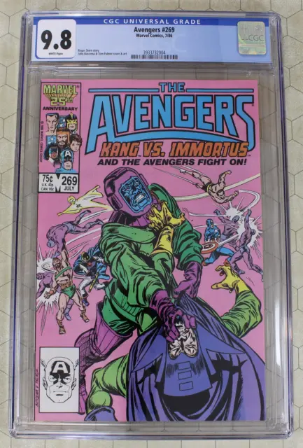 AVENGERS #269 CGC 9.8 (1986) White pages (Marvel Comics)!!