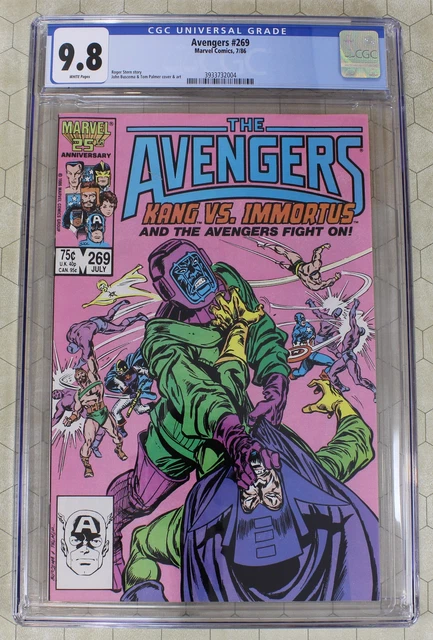 AVENGERS #269 CGC 9.8 (1986) White pages (Marvel Comics)!!