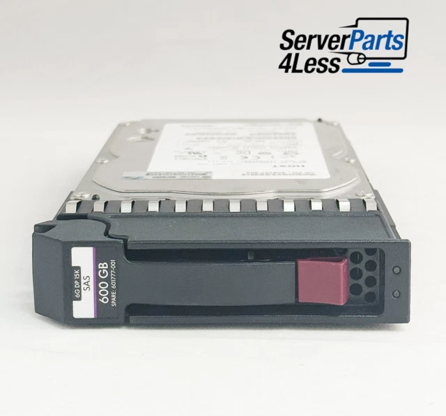 HP 600GB 15K SAS 3.5″ Internal Hard Drive – 516828-B21, 516810-003, 533871-003, 517354-001 – Grade A System Pull With 90-Day Warranty