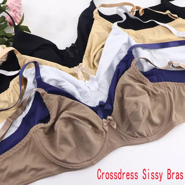 For Slightly Pectoral Mens Bras Lace Crossdresser Sexy Lingerie Unpads  Brassiere
