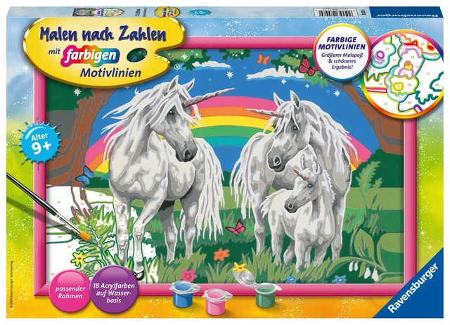 Fabelhafte Einhornwelt Malen nach Zahlen Serie C | Spiel | Deutsch | 2019