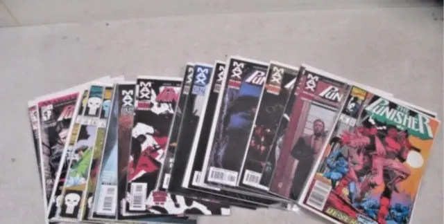 Lot of 38 The Punisher various comics (Marvel Comics) High Grade Max War Zone