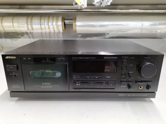 ★3ヘッドVICTOR STEREO CASSETTE DECK TD-V731 Victor Victor TD-V731 3 Head Cassette Deck [Used] Japan JP