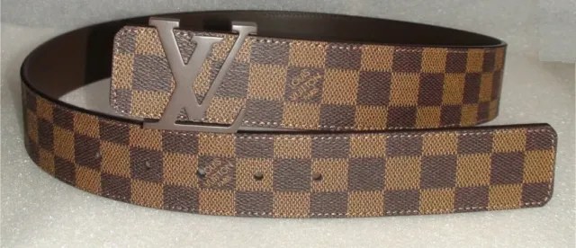 Louis Vuitton, Accessories, Size 144 Louis Vuitton Ceinture Belt Damier  Leather Brown M9807