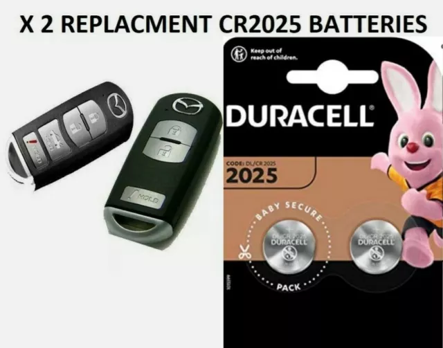 Mazda 3 on sale key fob battery