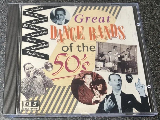 GREAT DANCE BANDS OF THE 50's-UK 1993 CD-GERALDO/HARRY ROY/LOU PREAGER (M/M)