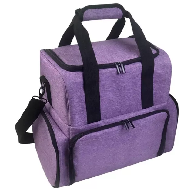 Portable Nail Polish Storage Bag Handbag with Shoulder Strap Removable4134