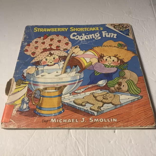 Strawberry Shortcake's Cooking Fun by Michael J. Smollin Vintage Kid's  Cookbook