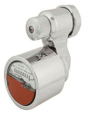 Contador de válvulas de cerradura grifería, para agua caliente, incl. tasa de roble
