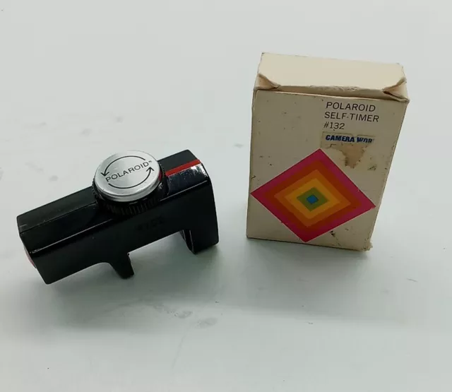 Polaroid SX-70 Film Camera #132 Self-Timer W/Box No Instructions