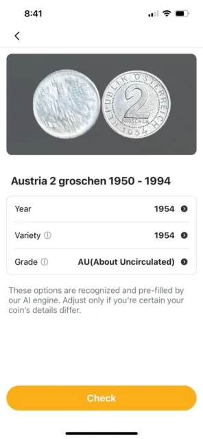 Austria 2 Groschen 1954 Imperial Eagle With Austrian Shield On Breast