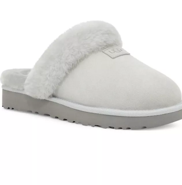 UGG Cozy Women's SHEARLING Slipper NIB SOFT Light Grey::SOLD OUT::SZ 7::CLASSIC