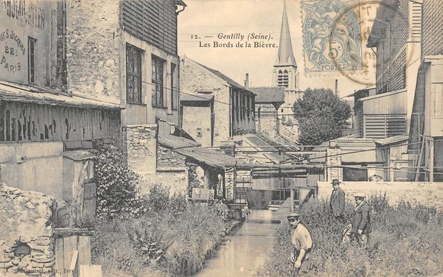 Cpa 94 Gentilly Bords De La Bievre