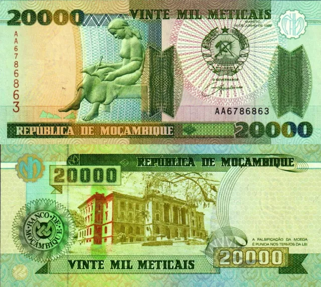 MOZAMBICO -  Mozambique 20.000 meticais 1999 FDS - UNC