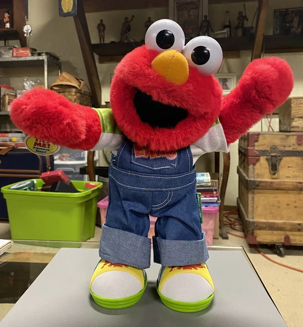 Elmo Sesame Street Lets Pretend Elmo Plush Talking Toy Doll Stuffed Fisher Price