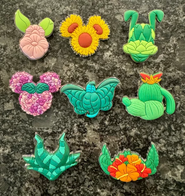 BN Disney Character Plants Mystery UChoose Pin or Set Flower Succulent Floral