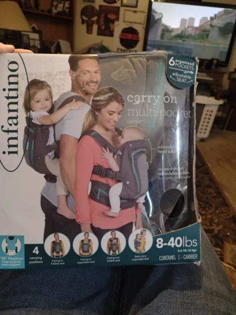 Infantino Carry on Carrier Grey One Size 2day Delivery
