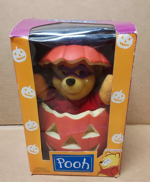 Telco Motion-ettes 90s Disney Winnie The Pooh Animated Halloween Display Figure