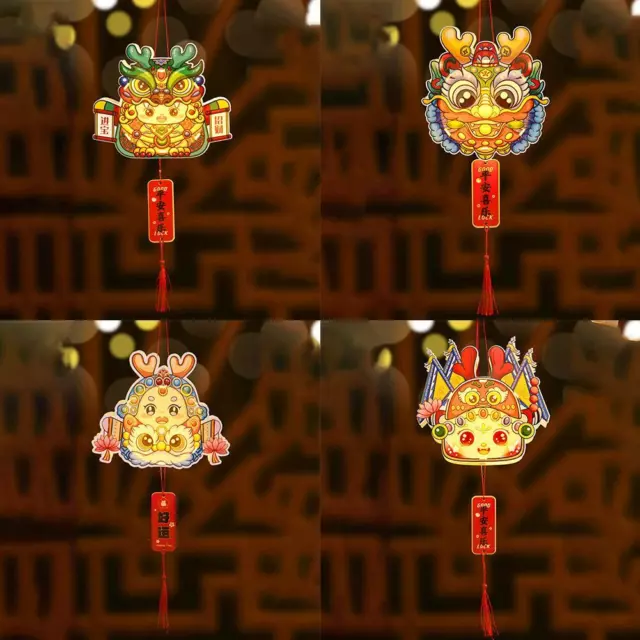 Chinese New Year Lantern Decoration Spring Festival Lante Portable Luminous K1V0