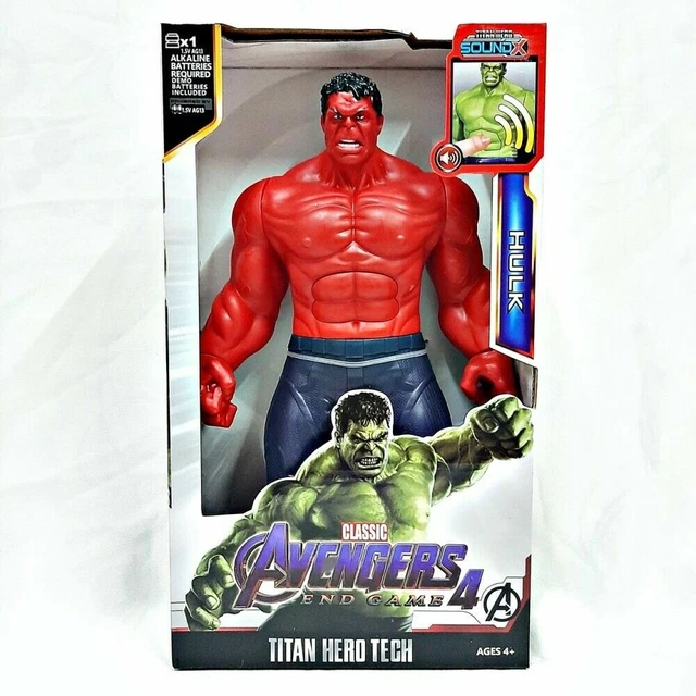 TALKING TITAN HERO Series RED HULK Marvel Infinity War Endgame