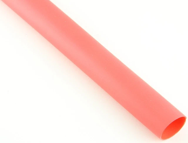 3/16" Dia. Red Adhesive-Lined Shrink Tubing - (4 ft. piece)