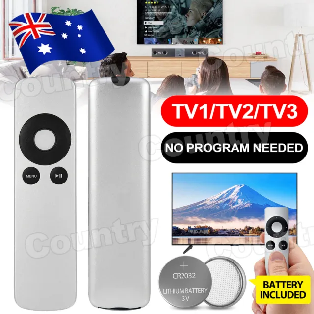 Upgraded Replacement Universal Infrared Remote Control For Apple TV1/TV2/TV3