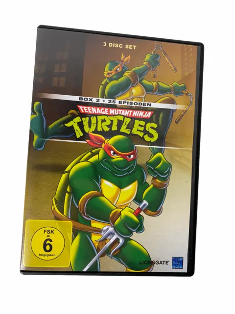 Teenage Mutant Ninja Turtles Serie Box 2 TMNT 25 Episoden DVD Cartoon Deutsch