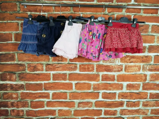 Girls Bundle Age 12-18 Months Next Gap M&S Skirts Summer Denim Floral Lace 86Cm