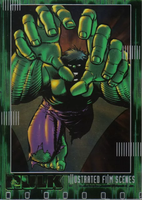 The Incredible Hulk The Movie Illustrated Card If06