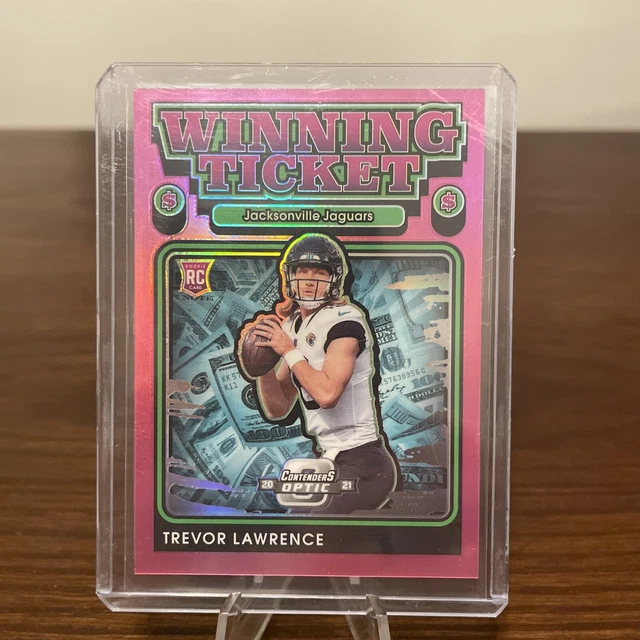 2021 Contenders Optic Rookie Trevor Lawrence Winning Ticket /75 RC Jags 🔥🔥