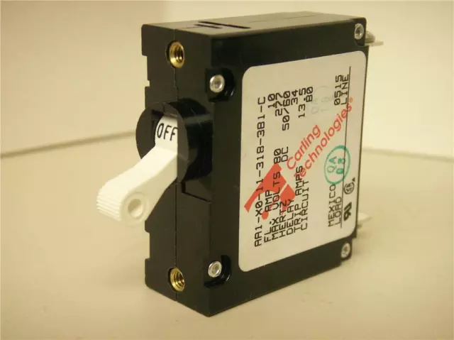 Marine/Rv 10Amp Circuit Breaker Dc/Ac Carlingswitch New