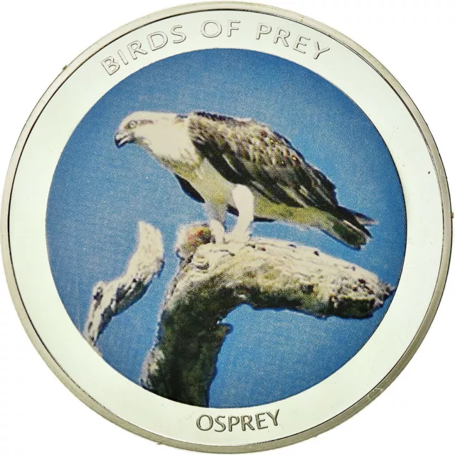 [#685937] Coin, Malawi, Birds of prey, 10 Kwacha, 2010, MS, Silver pla, ted