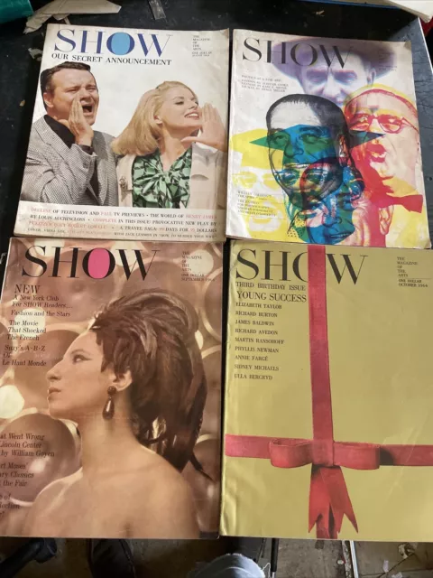 Show Magazine Lot Of 4 Meryl Streep On One Cover Magazine Of The Arts