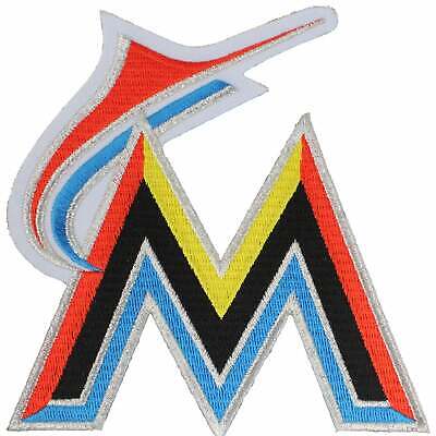 2012 Miami Florida Marlins Nuovo 'M' Lettera Logo Manica Maglia Toppa MLB Stemma