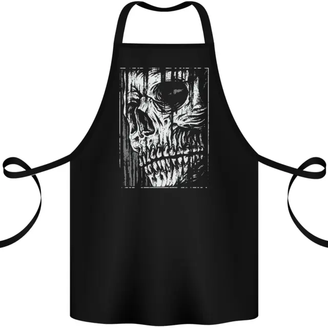Grim Reaper Skull Gothic Biker Demon Cotton Apron 100% Organic