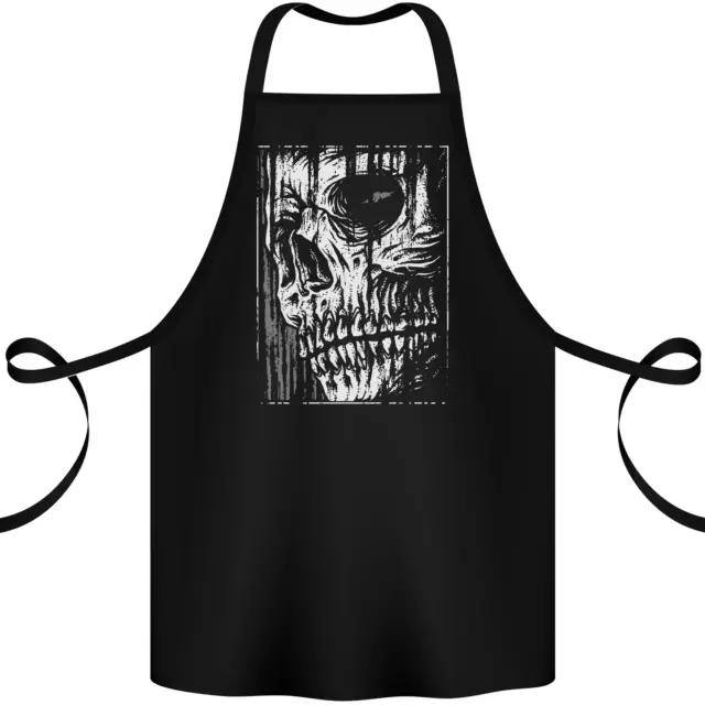 Grim Reaper Skull Gothic Biker Demon Cotton Apron 100% Organic