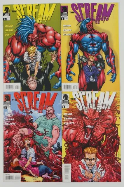 the Scream #1-4 VF/NM complete series - peter david/bart sears dark horse comics