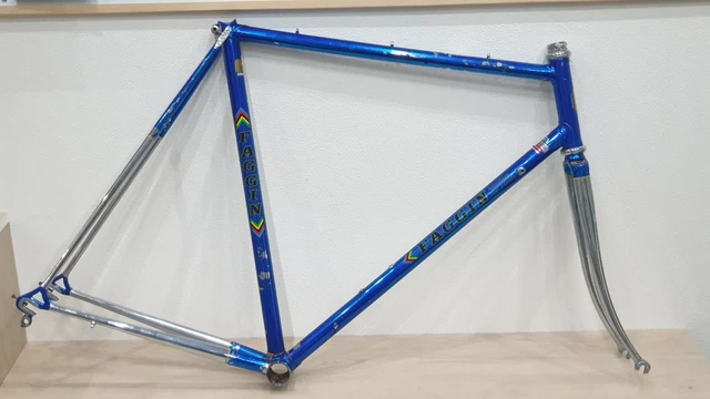 CADRE ANCIEN VELO de COURSE PEUGEOT VINTAGE ORANGE Record du Monde frame fixie | eBay