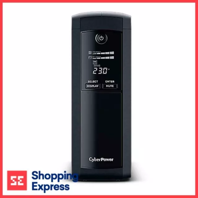 CyberPower 1600VA Value Pro 4-Outlet UPS Uninterruptible power supply VP1600ELCD