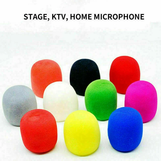 Headset Mic Microphone Sponge Foam Cover Studio Cap Windscreen Mic