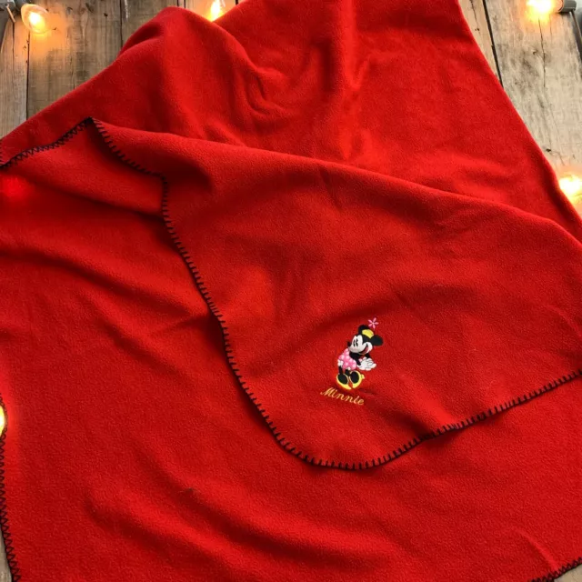 Disney Minnie Mouse Rojo Manta 81.3cm x 102cm