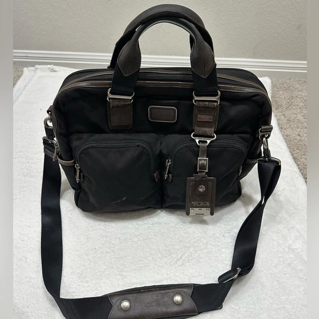 Tumi Alpha Bravo Andersen Slim Commuter Briefcase