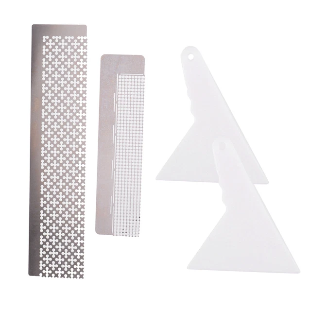 1 Set Diamant Zeichnung Herrscher Diamant Mesh Herrscher 10