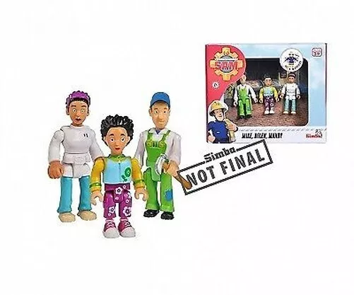 Simba 109251079 - Sam el Bombero Familia Flood Set de Figuras - Nuevo